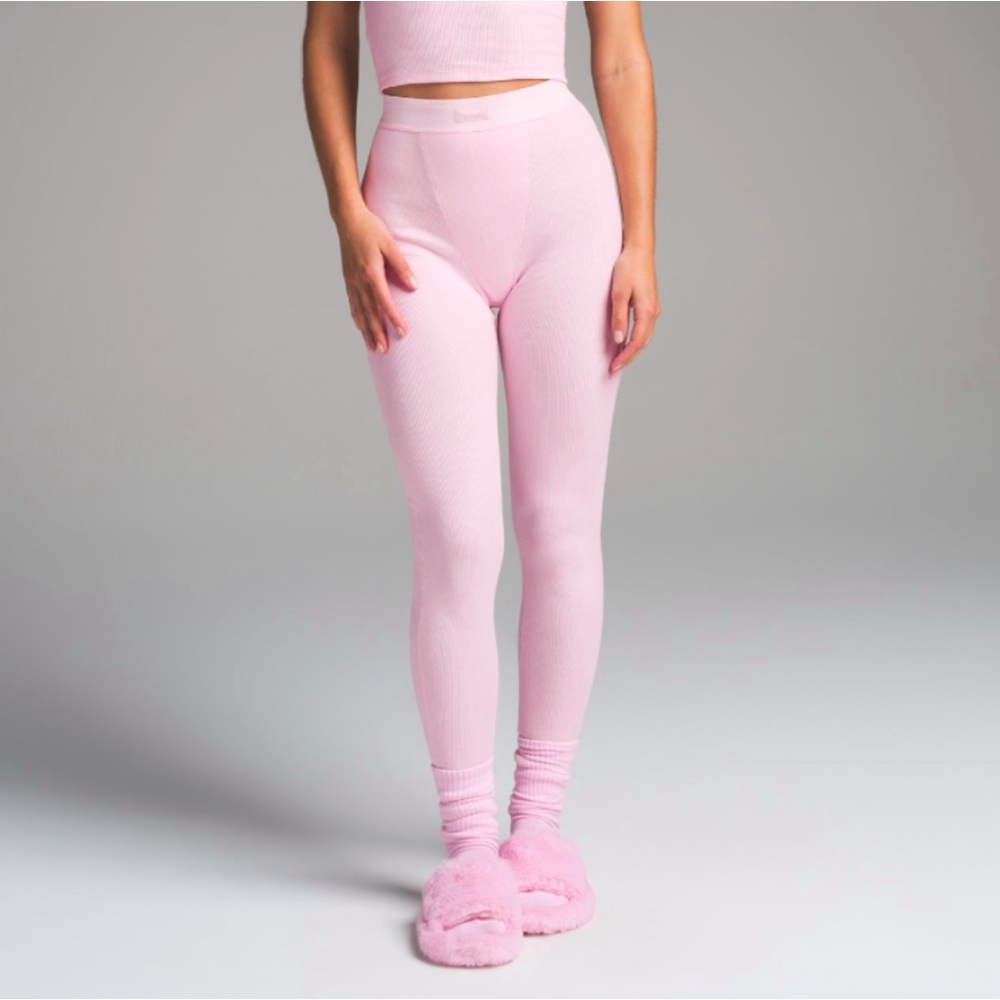 SKIMS (NWOT) Cotton Rib Legging Size Medium - Cherry Blossom (Limited Edition)